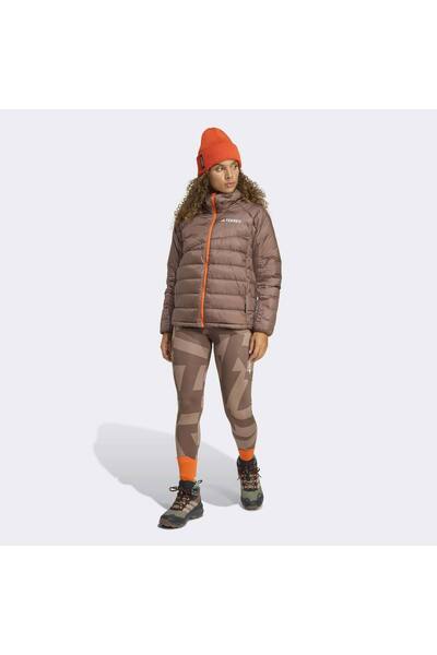 adidas W Xpr down J Women's Outdoor Jacket Jl5583 Brown