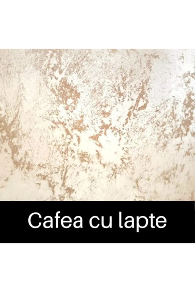 YaYa Color Luxury Decorative Paint Set, Eva Madreperla, Coffee with Milk, 2.5 Liters and 70 mm Brush