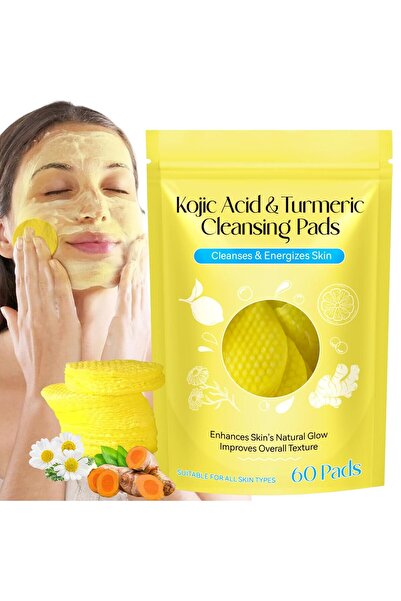 Pastelya Kojic Acid + Zerdeçal Özlü Cilt Temizleme Pedleri – Leke Karşıtı Ayd...
