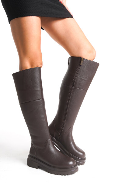 Elile Shoes Hakiki Deri 35-36 Numaradan 41-42-43 Numaraya Kadar Kadın Kışlık Çizme