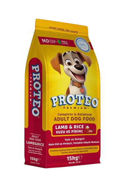 proteo KUZU ETLİ YETİŞKİN KÖPEK MAMASI 15 KG