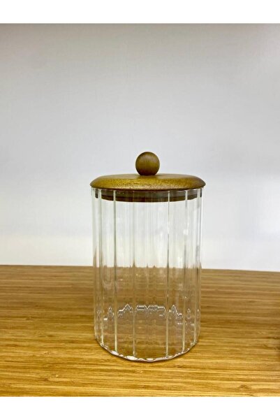 ÇIRPAN EV LİNE AKASYA CAM KARE KAVANOZ 1050ML