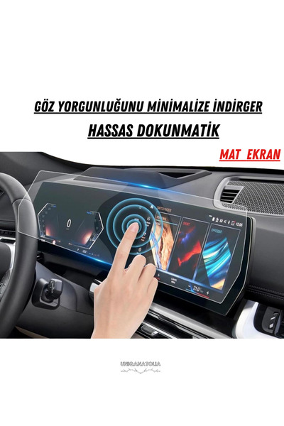 UniqAnatolia Bmw 2 Series Active Tourer 2025 Navigation and Information Display Compatible Matte Screen Protector