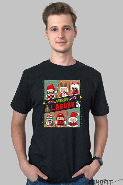 GILDAN Tricou De Craciun Merry Labubu Barbat