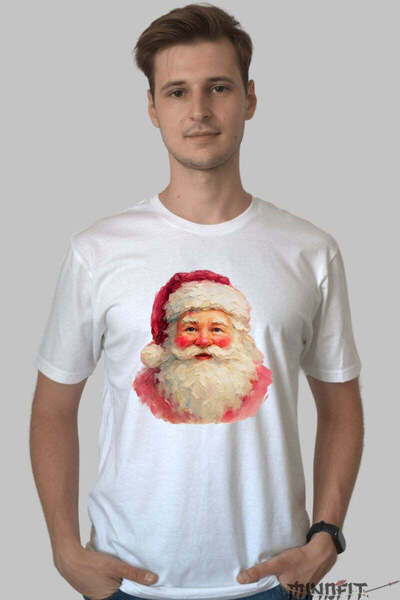 GILDAN Tricou De Craciun Portret Mos Craciun Vintage Barbat