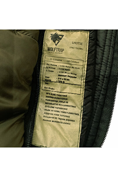 Wolftrap Tactical Beyazit Sleeping Bag -25, Wolftrap Sleeping Bag, Military Sleeping Bag