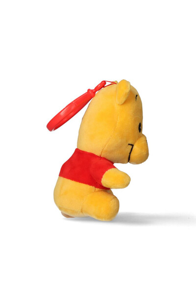 Winnie The Pooh Disney Winnie the Pooh Plush Yellow 3D Plush Figure with Hanger, Bag Decoration 13 cm