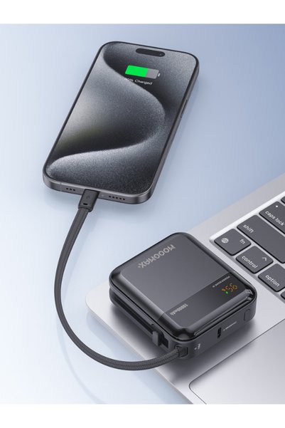 MOOGMAX Pocket-Sized Mini Portable Charger - Dual Type-C Ports