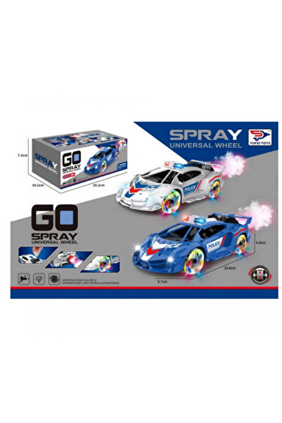 Blusmart Musical police car with smoke