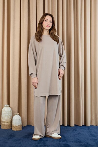 Puane Women's Oversized Basic Two-Piece Set -14405Tks