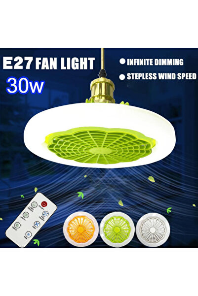 Tai 2 in 1 ceiling fan chandelier with White LED