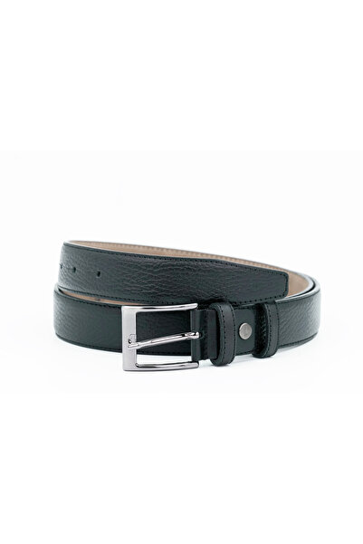 Tuna Genuine Leather 2.7 cm Classic Men's Belt - Kmr5000