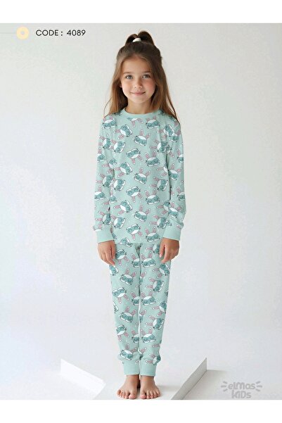 elmas kids Girl's 100% cotton pajama set