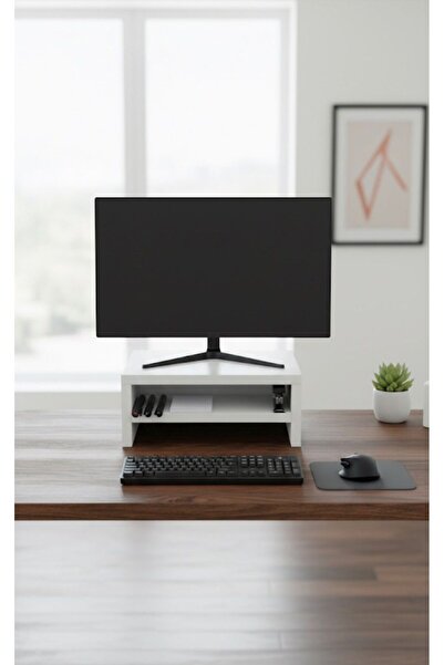 Monitör Yükseltici Raf- Monitör Standı 30 EN X25 BOY X15CM YÜKSEKLİK