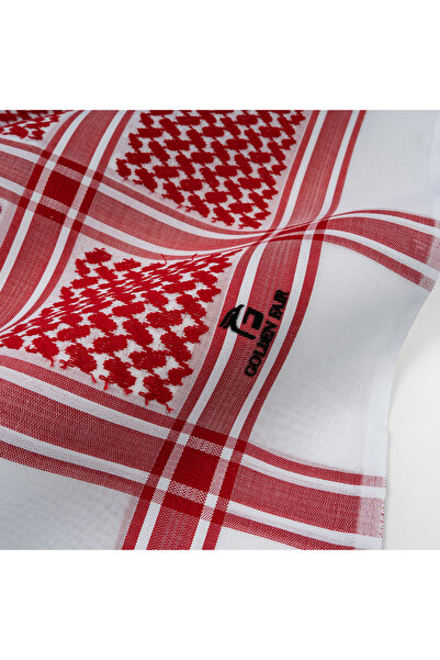 First Life شماغ GOLDEN FIRE الأحمر