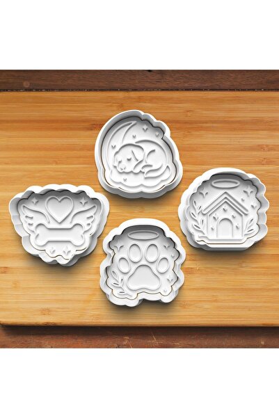 Hobist Sleeping and Dreaming Sweet Dog Set Cookie and Candy Dough Mold