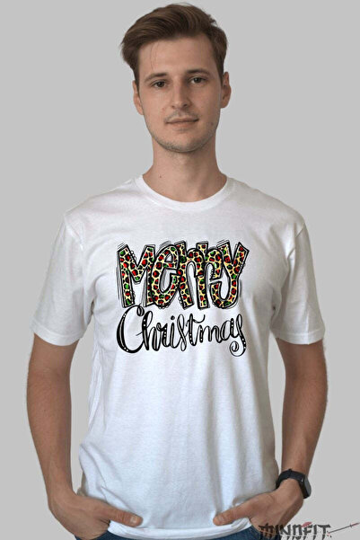 GILDAN Tricou De Craciun Merry Christmas Leopard Barbat