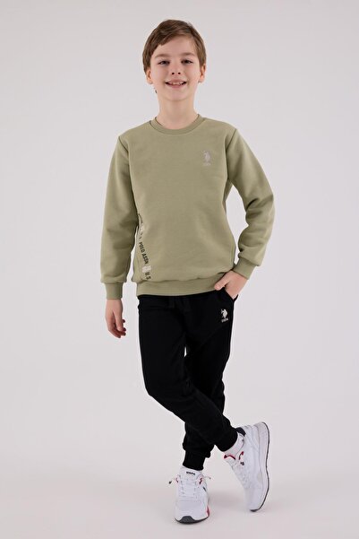 U.S. Polo Assn. Boys' Tracksuit Set Three Yarns Without Shardon