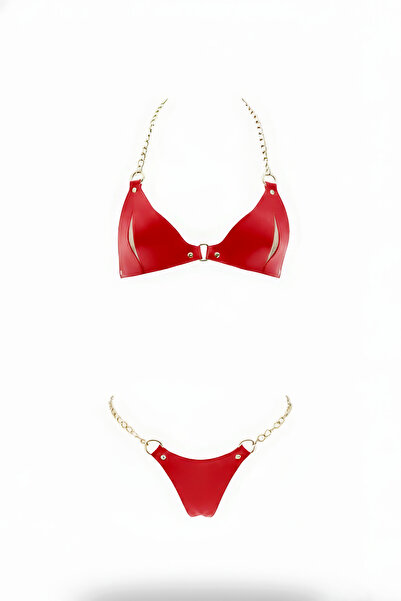 Angels Passion Red Elegant Shine - High-Gloss Leather Look