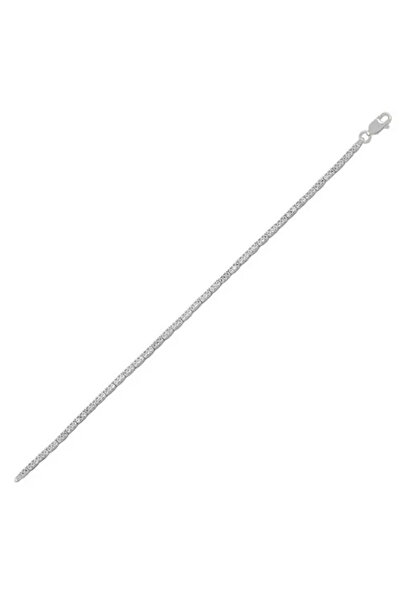 OSMANLI GÜMÜŞ Lida Zirkon Taşlı Su Yolu Gümüş Bileklik