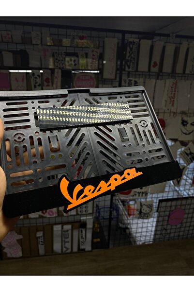 Yalıgraf Reklam Tabela Vespa Motor Plakalık Pleksi - Turuncu