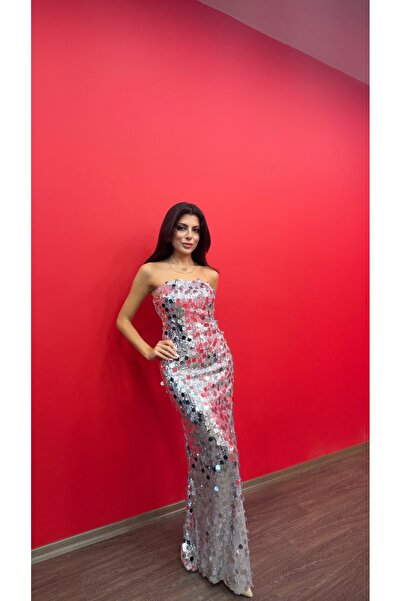 LOISY Women's Sequin Maxi Dress