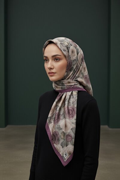 Onur الوشاح - منتجات رائجة للموسم الجديد، نمط الورد، قماش ناعم، مريح في الاست...