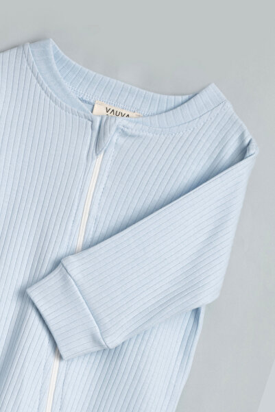 Vauva 2-Pack Jumpsuit Girls Boys Baby Kids Transitional Long Sleeve Zippered Sleeping Bag