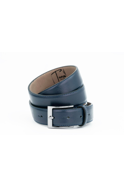 Tuna Genuine Leather 2.7 cm Classic Men's Belt - Kmr5000