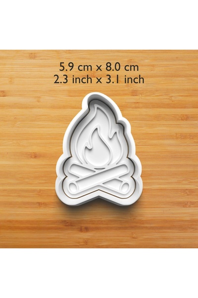 Hobist New Camping Set of 4 Cookie and Sugar Dough Molds