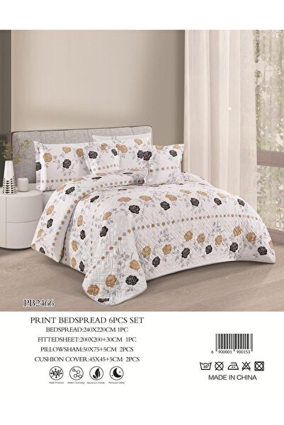 Moon Summer bedspread set of 6 pieces in a wide and elegant design