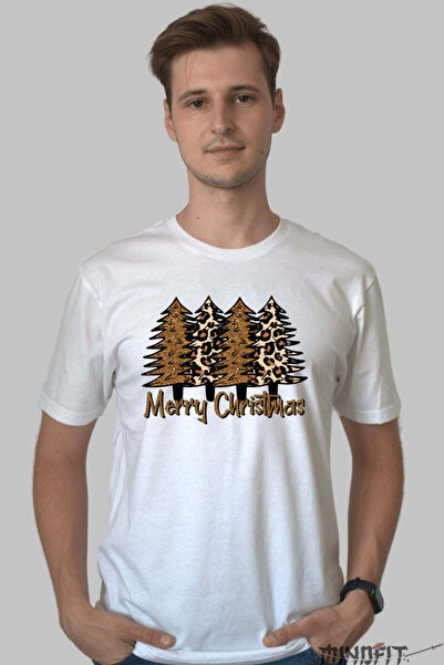 GILDAN Tricou De Craciun Braduti Leopard Merry Christmas Barbat