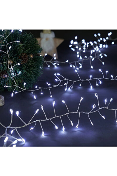 Lumi LUXURY Instalatie brad Craciun 130 LED-uri cu lumina rece, 1.5 m, contro...