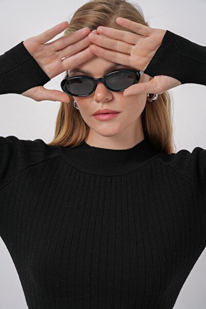 Hiccup Bdart Short Sweater and Wide Leg Pants Knitwear Set