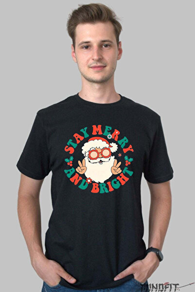 GILDAN Tricou De Craciun Stay Merry And Bright Barbat