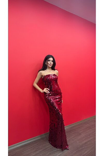 LOISY Women's Sequin Maxi Dress