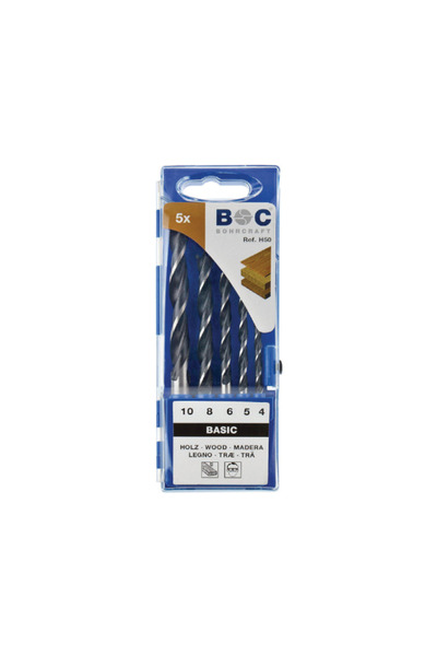 Bohrcraft Trusa burghie CV pentru lemn 5 piese