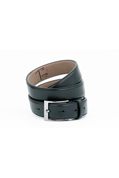 Tuna Genuine Leather 2.7 cm Classic Men's Belt - Kmr5000