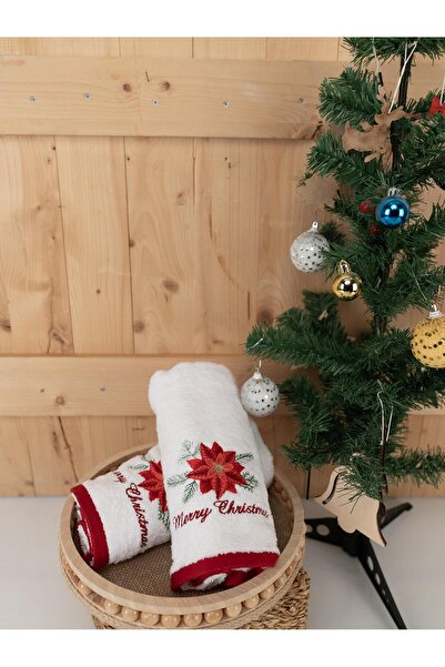 Baveno Бавовняний 2-комплект 45x70 см Преміум вишитий дизайн рушник і рушник набір