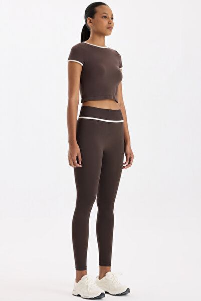 COMEUP Αθλητικό κολάν Contrast με ρέλι Cocoa Dance