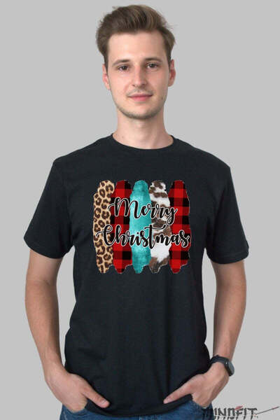 GILDAN Tricou De Craciun Merry Christmas Safari Vibe Barbat
