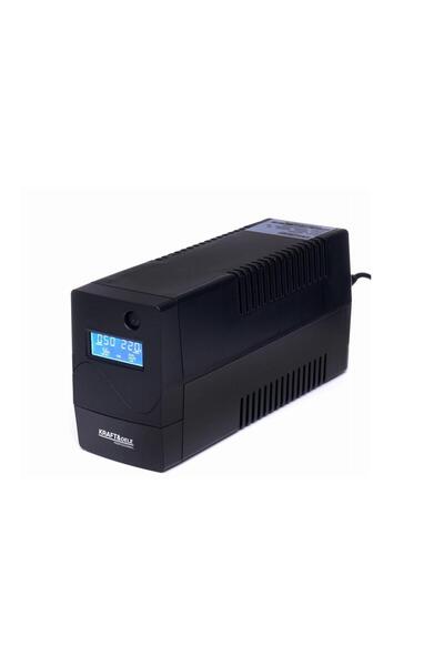 Kraft UPS, voltage stabilizer 220V, LCD display, 1000VA / 600W,
