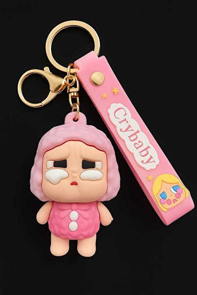 KAYLANIN DÜNYASI سلسلة مفاتيح كراي بيبي بينك كاينينج بيبي - هدية عيد الميلاد،...