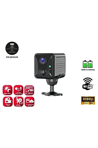 Epilons KESGİN MARKET® Mini Pır Sensörlü Algılamalı Sesli Konuşmalı 1080p Hd ...