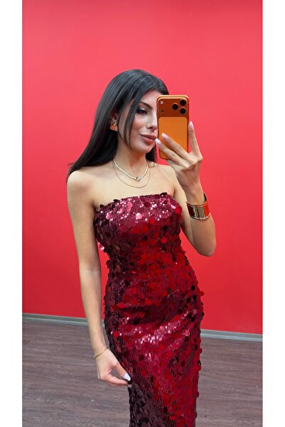 LOISY Women's Sequin Maxi Dress