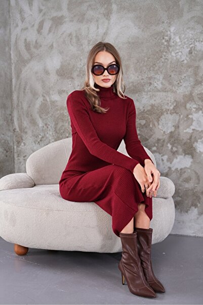 miss ledonna Corded Knitwear Dress