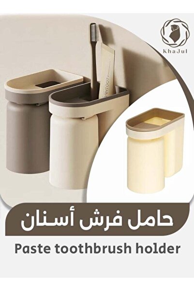 Generic 2 Pieces Cup and Toothbrush Holder Set, Creative Design, Bathroom Sto...