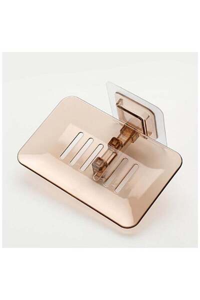 Generic Transparent PP Soap Holder Wall Mounted for Bathroom Shower
