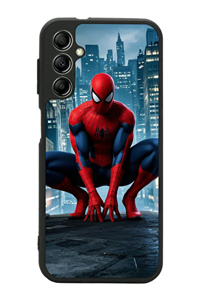 Aksel Kılıf متوافق مع هاتف سامسونج جالاكسي A34 مطبوع ، أسود غير لامع، سيليكون...