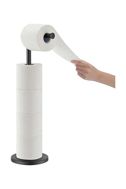 Generic Bathroom Free Standing Toilet Paper Holder Stand 5 Paper Rolls,Finish...
